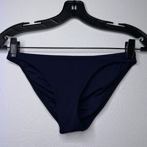 L*Space Ribbed Hipster Bikini Bottom Navy Size Small